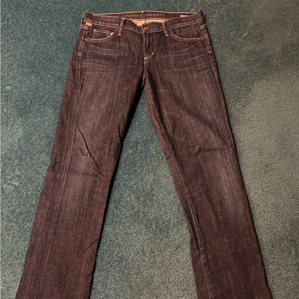 Citizens of Humanity Ava Straight Leg Low Rise Jeans